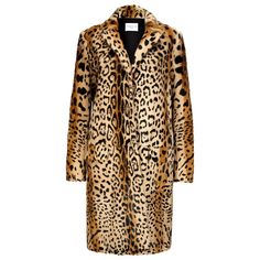 Verheyen London Leopard Print Coat in Natural Goat Hair Fur UK 12 - Brand New | From a unique collection of rare vintage Coats at https://www.1stdibs.com/fashion/clothing/coats-outerwear/coats/. Black Faux Fur Coat, Fox Fur Jacket, Goat Hair, Print Coat, Knitted Coat, Coat Design, Striped Fabrics, College Fashion