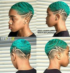 Twa Styles, Short Haircuts For Black Women, Haircuts For Black Women, Shaved Hair Designs, Tapered Natural Hair, Cute Short Haircuts