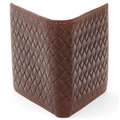 * Beautiful woven exterior
 * Real leather
 * Holds up to 16 cards Brown Wallet, Wallet For Men, Welcome To The Family, Jewelry For Men, Pierre Cardin, Men Looks, Accessories Jewelry, Wallet Men, Real Leather