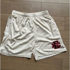 White, Medium Or Large Size Eric Emanuel Shorts, Eric Emanuel, Large Size, Mens Shorts, White Shorts, Man Shop, White, Quick Saves, Color