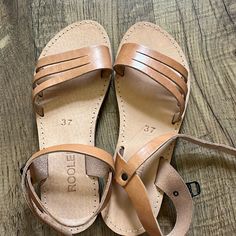 New Never Worn Size 37 Would Fit Size 7 Narrow Or Size 6.5 Nwot Women's Shoes Sandals, Shoes Sandals, Size 7, Size 6, Women Shoes, Sandals, Cream, Orange, Women Shopping