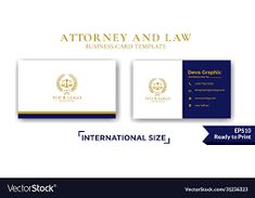 business card design for law firm