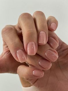 Short Square Nails, Clean Nails