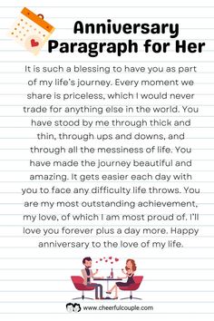 Anniversary Paragraph for Her Cute Pin Anniversary For Her Romantic, Happy Anniversary Paragraphs For Him, Wish For Anniversary Couple, Happy Anniversary Love Romantic, 1 Year Of Togetherness Paragraph, New Year Letter For Girlfriend, Anniversary Paragraph For Her, 1 Year Anniversary Paragraphs For Girlfriend, Anniversary Messages For Girlfriend