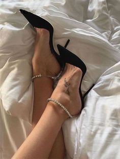 Composition: Satin, Rubber, latex Designer Style ID: FP09786618 Bride Wedding Shoes, Crystal High Heels, Diamond Heels, High Heels Classy, Trending Heels, Stile Hijab, Formal Heels, Heels Aesthetic, Trendy Heels