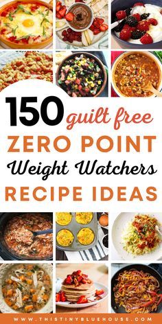 the ultimate guide to weight watchers'recipe ideas for every type of meal you want