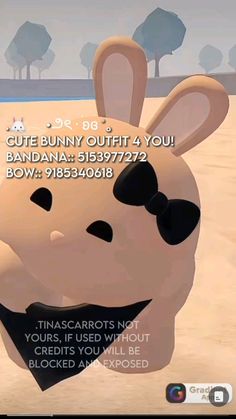 an animated rabbit with sunglasses and a bow tie on it's head, in front of a beach