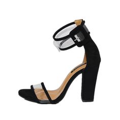 Material: Rubber, Rubber • Style: Fashion • Type: Pumps, Buckle Strap, Square Heel, Basic • Heel Height: Super High (8cm-Up) • Platform Height: 0-3cm • Toe Shape: Round Toe • Material: PU, PVC Wedding Sandals Heels, Chic High Heels, Summer High Heels, Ripped Jeans Men, Wedding Sandals, T Strap Sandals, Fashion Sandals, Trendy Fashion Women, High Heel Pumps