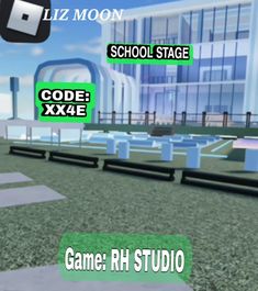 an image of a video game with the words code x4e and games rh studio