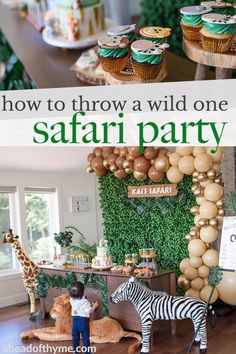 Safari 1st Birthday Party, Madagascar Party, Safari 1st Birthday, Jungle Safari Birthday, Birthday Menu, Jungle Birthday Party