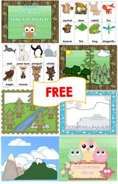 the animals and their names are in this free printable game