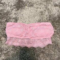 Never Worn, Fits Small For A Large Bandeau Bra, Women's Intimates, Hollister, Bra, Pink, Women Shopping, Color