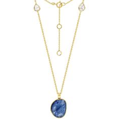 4.60 Carat Blue Sapphire Diamond Rose Cut 18 Karat Yellow Gold Pendant Necklace  | From a unique collection of vintage Pendant Necklaces at https://www.1stdibs.com/jewelry/necklaces/pendant-necklaces/.