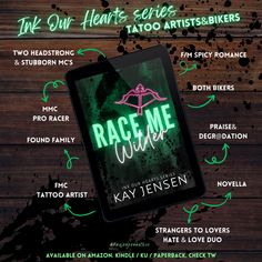 the front cover of rage me by kay lensen