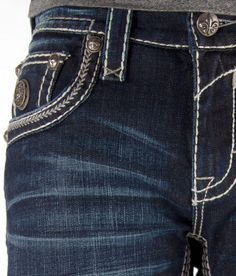 Thumbnail image front_pocket Luxury Rugged Jeans In Rigid Denim, Rugged Fitted Denim Jeans, Boys Denim Jeans, Men’s Bootcut Jeans, Union Suit, Rugged Five-pocket Jeans In Rigid Denim, Boys Denim