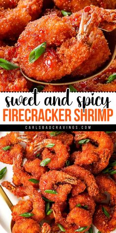 Is your game day menu all set? Don't forget this Super Bowl party food idea! Exploding with texture and flavor in every bite, this Sweet and Spicy Firecracker Shrimp is sure to be a hit. Serve this simple shrimp recipe as an easy New Year appetizer, too! Super Bowl Party Food, Firecracker Shrimp, Sweet And Spicy Shrimp, New Years Appetizers, Bowl Party Food, Game Day Appetizers, Shrimp Recipes Easy, Superbowl Party Food, Super Bowl Party