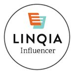 the logo for linqia influencer, an electronic device manufacturer