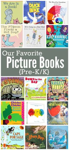 children's picture books with the title our favorite picture books pre - k / k