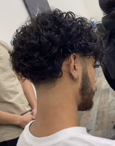 Mid Tapper Hair Curly, Perm Haircuts Men, Curly Hair Men Fade Haircut Styles, Hairstyles For Long Curly Hair Men, Long Curly Hair Fades For Men, Lowtaperfade Curly, 2c Curly Hair Haircuts Men, Hair Styles For Long Curly Hair Men, Low Taper Fade Long Curly Hair