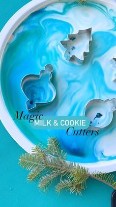 the cookie cutters are shaped like polar bears