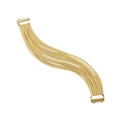 Marco Bicego Cairo Collection 18K Yellow Gold Thirteen Strand Bracelet Luxury Multi-strand Yellow Gold Jewelry, Elegant Multi-strand Bracelet For Formal Events, Elegant Multi-strand Jubilee Bracelet Jewelry, Marco Bicego, Elegant Look, Strand Bracelet, Gold Collection, Cairo, Jewelry Accessories