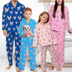 💖CUSTOMIZATION STEPS : 1. Select the Styles and Sizes in the drop-down menu. 2. Please enter the color you want in the Personalization box, and sent us the photos via Etsy Message or email pinetree1976@hotmail.com, you can put 15 faces on one pajama at most. 3. We will send you the preview before production. Please let me know if you have any questions.  🔥Custom Pajamas with Photos: You can customize dogs cats pets faces and any photos on our personalized pajamas, there are five styles and many colors for you to choose from, we will send you a preview before production. You can order men pajama sets, women pajama sets, men pajama pants, men pajama top, women pajama pants, women pajama top and Dog Fuzzy Hoodie separately here. 💝Special Gifts：Our custom pajama is a unique and funny gift f Pink Cotton Christmas Sleepwear, Family Matching Pink Sleepwear, Pink Family Matching Sleepwear, Christmas Pajama Party Sleepwear Long Pants, Custom Pajamas, Christmas Pajamas Family, Bridal Sleepwear, Fuzzy Hoodie, Pajamas Christmas