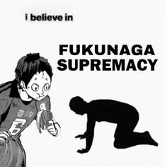 an ad for fukunaga's supermaccy, featuring a man kneeling down