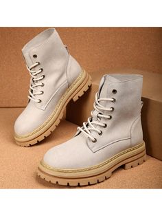 Women's Outdoor Waterproof Hiking Boots Casual Shoes Grey Fashionable    Plain Snow Boots,Classic Boots,Booties,Handmade Boots  Spring/Fall,Winter Women Shoes, size features are:Bust: ,Length: ,Sleeve Length: Handmade Boots, Spring Boots, Handmade Boot, Boots Casual, Shoes Grey, Waterproof Hiking Boots, Classic Boots, Outdoor Woman, Casual Boots