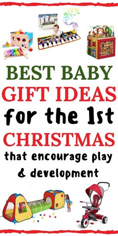 the best baby gift ideas for the 1st christmas that encourages play and development in children