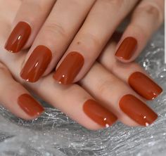 Full Nail Tips, Short Fake Nails, French Manicure Nails, Acrylic Nail Kit, Fall Nail, False Nail, Fall Nail Designs