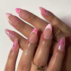 pink mix & match set 🩷 | Instagram Girly Acrylic Nails, Pink Acrylic Nails, Fire Nails, Pretty Acrylic Nails, Short Acrylic Nails, Long Acrylic Nails