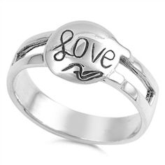 Ball Love Script Purity Promise Ring .925 Sterling Silver Band Jewelry Female Male Unisex Size 7 All our silver jewelry is crafted from .925 silver also commonly referred to as sterling silver. Sterling silver is the standard for beautiful high-quality silver jewelry and can not be replicated by lower priced silver plated jewelry. It is 92.5% pure silver, mixed with alloys to add strength and durability to stand the test of time. We promise superior service which includes fast shipping, great communication, and Walmart's refund policy. Keep your fine jewelry shiny and elegant by storing it properly. Jewelry needs to be stored in a dry area, preferably away from air in a jewelry box or plastic bag. Avoid exposure to harsh chemicals. Use a polishing cloth to remove tarnish build-up over time Symbolic Sterling Silver Stackable Rings For Anniversary, Silver Round Band Jewelry For Valentine's Day, Adjustable Silver Engraved Ring For Valentine's Day, Sterling Silver Engraved Heart Ring, Engraved Sterling Silver Heart Ring, Sterling Silver Engraved Ring For Valentine's Day, Engraved Sterling Silver Round Heart Ring, Valentine's Day Sterling Silver Engraved Ring, Valentine's Day Engraved Sterling Silver Ring