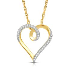 Features: Heart Pendant Necklace, 18" Rope Chain with 10K Yellow Gold 1/10 Cttw Natural White Round Diamond The perfect gift for valentines day, promise, birthday, graduation, anniversary. Your jewelry will be shipped in a beautiful gift box along with a certificate of authenticity. Returns will be accepted within 30 days. All our diamonds and gemstones are conflict-free and are compliant with the Kimberley Process. Item Condition: New Gold Heart Pendant, Diamond Heart Pendant Necklace, Round Diamond Setting, Heart Pendant Gold, Heart Pendant Diamond, Statement Pendant, Love Ring, Gold Heart, Metal Necklaces