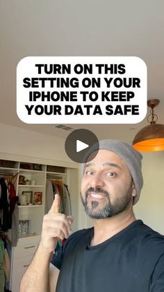 41K views · 413 reactions | Turn on this setting on your iPhone to keep your data safe 😇 | Letsdodiz