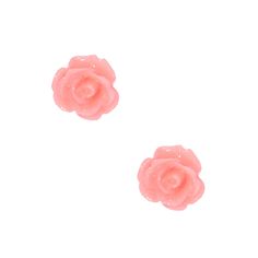 Claire's Pink Glitter Rose Sterling Silver Post Stud Earrings Nerd Earrings, Rose Stud Earrings, Glitter Roses, Fashionable Jewelry, Sterling Silver Stud Earrings, Earrings Pink, Initial Jewelry, Silver Stud Earrings, Rose Earrings