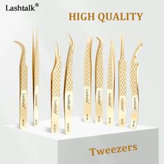 Products introduction:Eyelash tweezers type: M type, N type, LA typeMaterial: Special stainless steel and rose-gold metal.Features：1: Close completely.2: Operate easily.3: Clamp each eyelash accurately.4: Durable and not easy turn to deformed.5: Application: Cosmetic, Catches, Jewelry, Chemicals, Laboratory,High-tech digital cameras, Mobile phones, Medical and specially for eyelash extension.6: Safe and light package.Series for Choice:N/ M series- Professional and high quality for aking fans las Fans Lashes, Make Up Tools, Eyelash Tweezer, Eyelash Tools, Fake Lashes, Eyelash Extension, Digital Cameras, False Lashes, Tweezers