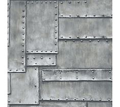 an abstract metal background with rivets and screw holes in the form of rectangles