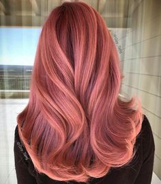 Rambut Brunette, Gold Hair Colors, Gem Tones, Hair Color Rose Gold, Haircut Styles, Rose Gold Hair, Hair Colours, Rose Hair