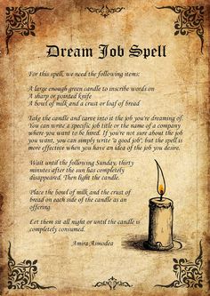 Spells to Get a Job Magia Das Ervas, Protection Spell, Magic Spell Book, Magick Spells, Wiccan Spell Book, Witchcraft Spell Books, Book Of Shadow