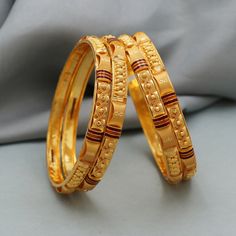 Discover the allure of Handmade Gold Jewelry at https://morvijewels.etsy.com/   Get a dazzling 25% off on all our 22k and 18k gold pieces. Don't miss out on this limited-time offer. Shop now and embrace the radiance of gold! Beautiful yellow gold handmade bangle bracelet, vintage design jewelry Metal - Real Yellow Gold  Gold Purity- 22 karat yellow Gold Length- 6.1 cm inner diameter all size are available Width - 0.6 cm Weight - 45.78 grams approx (4 pcs ) Click here  https://morvijewels.etsy.com/    to get more discount and offers Happy to take wholesale bulk orders. Yellow Gold Plated Bracelets For Wedding, Yellow Gold-plated Bracelets For Wedding, Gold Bracelets With Intricate Design For Marriage, Gold Bracelets With Detailed Design For Marriage, Gold Dual-tone Jewelry For Wedding, Yellow Intricate Design Bracelets For Wedding, Gold Dual-tone Wedding Jewelry, Dual-tone Gold Wedding Jewelry, Gold Plated Yellow Gold Bangle For Wedding