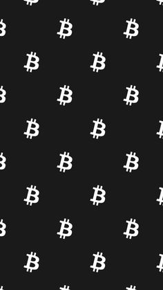 black and white bitcoin pattern