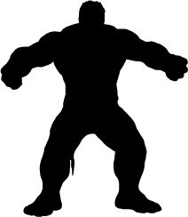 the silhouette of a man with his arms outstretched