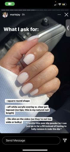 Overlay Nails, Milky Nails, Work Nails, Short Square Acrylic Nails, Neutral Nails, Dipped Nails, Square Acrylic Nails, Classy Nails, Fire Nails