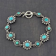 turquoise sterling silver sun bracelet Native American Indian Asthetics, Sun Bracelet, Handmade Turquoise Jewelry, Turquoise Stone Jewelry, Marcasite Jewelry, Silver Turquoise Jewelry, Turquoise Jewelry Native American, Artisan Bracelets, Floral Bracelet