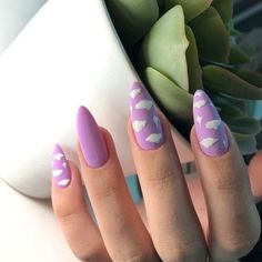 Pastel Nails Designs, Nagellack Trends, Lavender Nails, Matte Nails Design, Pretty Nail Art, Rainbow Nails, Cute Aesthetic, Dream Nails