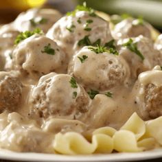 Easy One-Pot Meatball Stroganoff Meatball Stroganoff Recipe, Stroganoff Meatballs, Puffed Wheat Squares, Meatball Stroganoff, Chocolate Zucchini Cake, Square Recipes, Potted Beef, Pickle Butter, Stroganoff Recipe