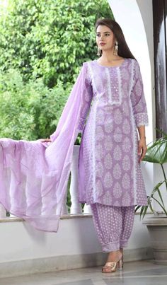 ➡️ Indian fashion ➡️ For enquiries what's app us on_ 9001678866 😍 *_Cotton Afghani 3 Piece Set_* 😍 *Artical Details* 👗 *Beautiful Cotton Fabric Khadi Printed detailing With Foil Mirror + Lace Kurti Paired With Printed Afghani Pant And Cotton Malmal Full Length Dupatta* *Note:- Heavy Quality Always* 💃💃💃 ⭐Size: *M/38,L/40, XL/42, XXL/44* ⭐Fabric: *Pure Cotton* ⭐Product: *Kurti + A.Pant + Dupatta* ⭐Color`s: *Two Color* ⭐Work: *Printed, Lace, F. Mirror* ⭐Type: *Fully stitched* 🤩 *_Price:- /-_ Lace Kurti, Mirror Lace, Kurti Pant With Dupatta, Cotton Suit Designs, Cotton Dress Fabric, Latest Dress Design