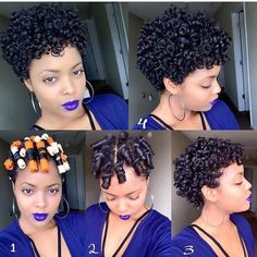 Perm Rod Hairstyles, Curl Rods, Medium Pixie, Hair Rods, Short Relaxed Hairstyles, Perm Rod Set, Curly Fro, Short Hair Lengths, Perm Rods