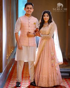 Engagement Dress For Couple, Engagement Couple Dress, Engagement Dress For Groom, Wedding Matching Outfits, Engagement Dress For Bride, Chikankari Lehenga, Reception Outfits, Wedding Outfits For Groom, Indian Groom Wear