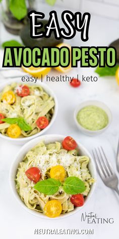 Healthy Simple Pesto Pasta Dinner Recipe! Best Creamy Pasta Recipe. Pasta Sauce Easy, Pasta And Pesto, Pesto Pasta Sauce, Recipe For Pasta